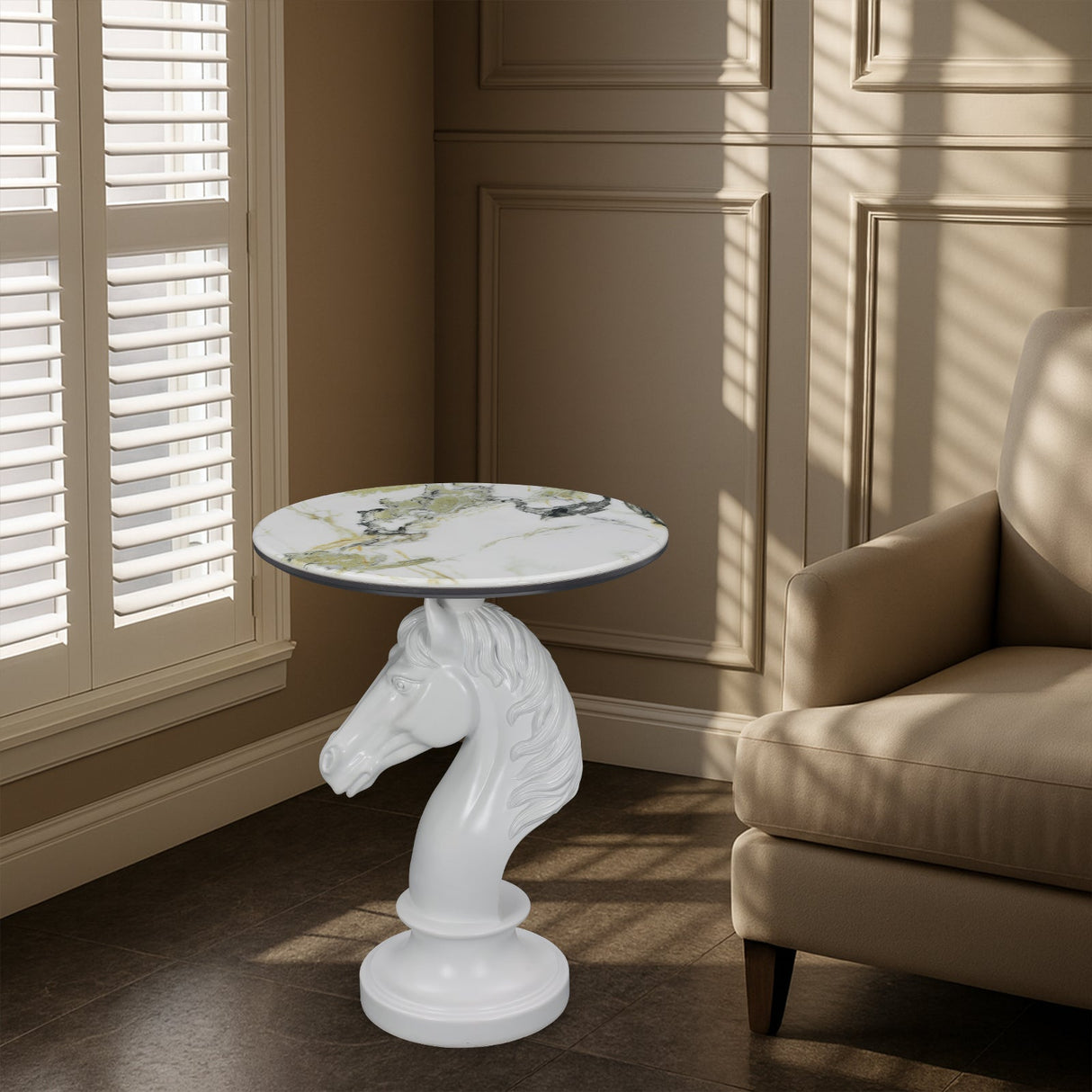Horse Head Accent Table