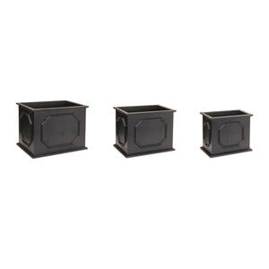 Wooden Box Planter (Set of 3)