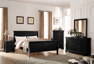 Louis Philippe - Sleigh Bedroom Set
