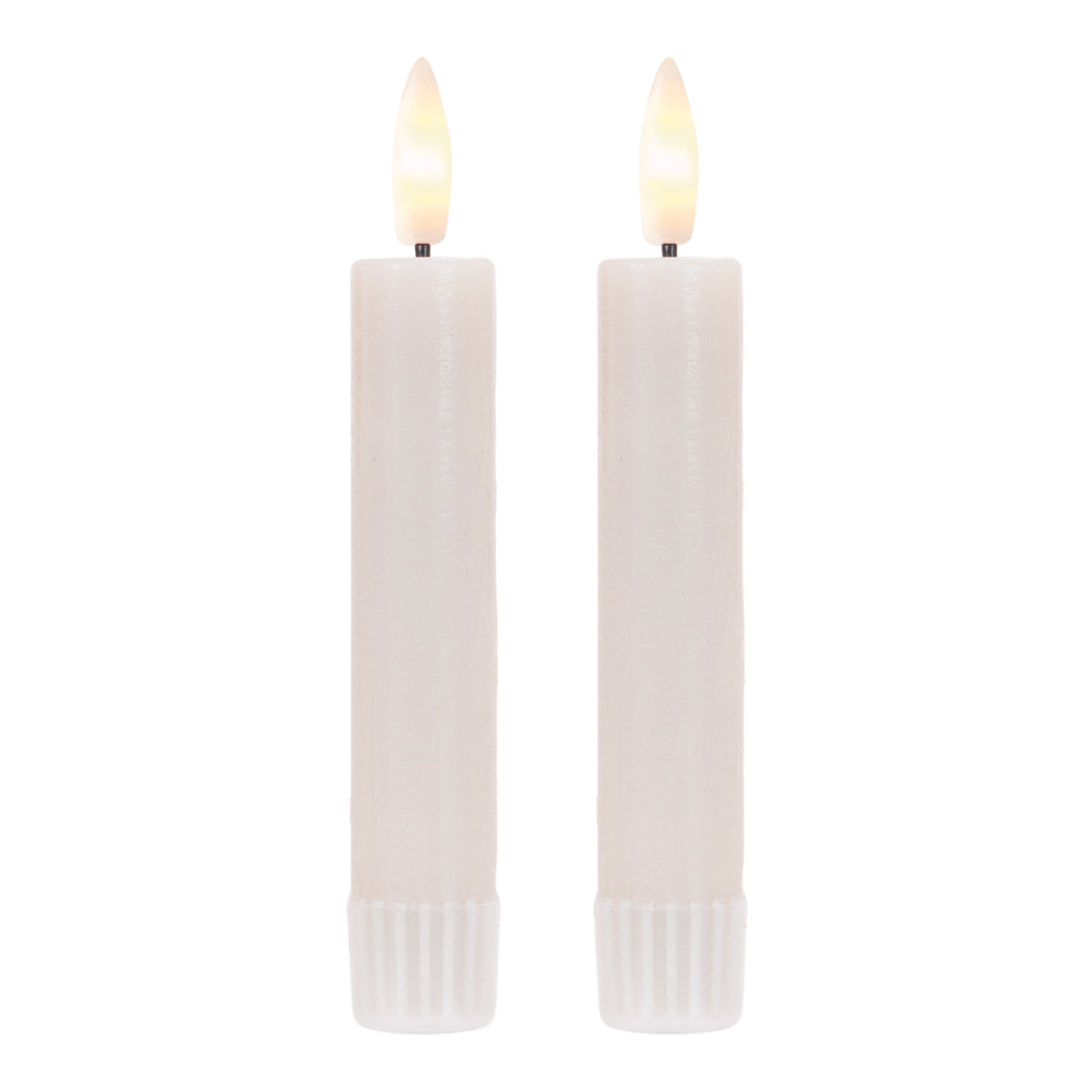 FIA Wick White Textured Taper Candle (Set of 2) main image 0