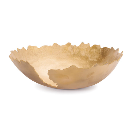 Metallic abstract aluminum bowl (set of 2)