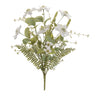 Mixed pincushion floral bush (set of 2)