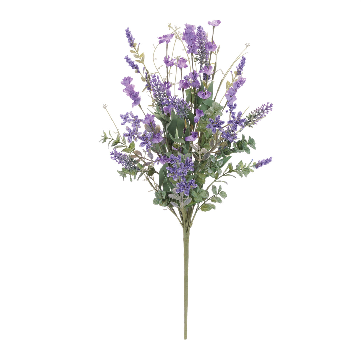 Mixed lavender floral bush (set of 2)