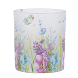 Floral butterfly votive candle holder (set of 3)
