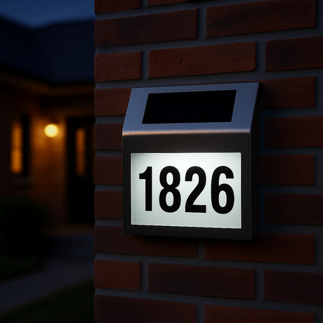 Solar-LED-Address-Sign-–-Stainless-Steel-House-Number-Light-with-White-LEDs,-Waterproof,-Customizable-Numbers-&-Letters,-Auto-On/Off,-7.86-x-7.07-Inches-