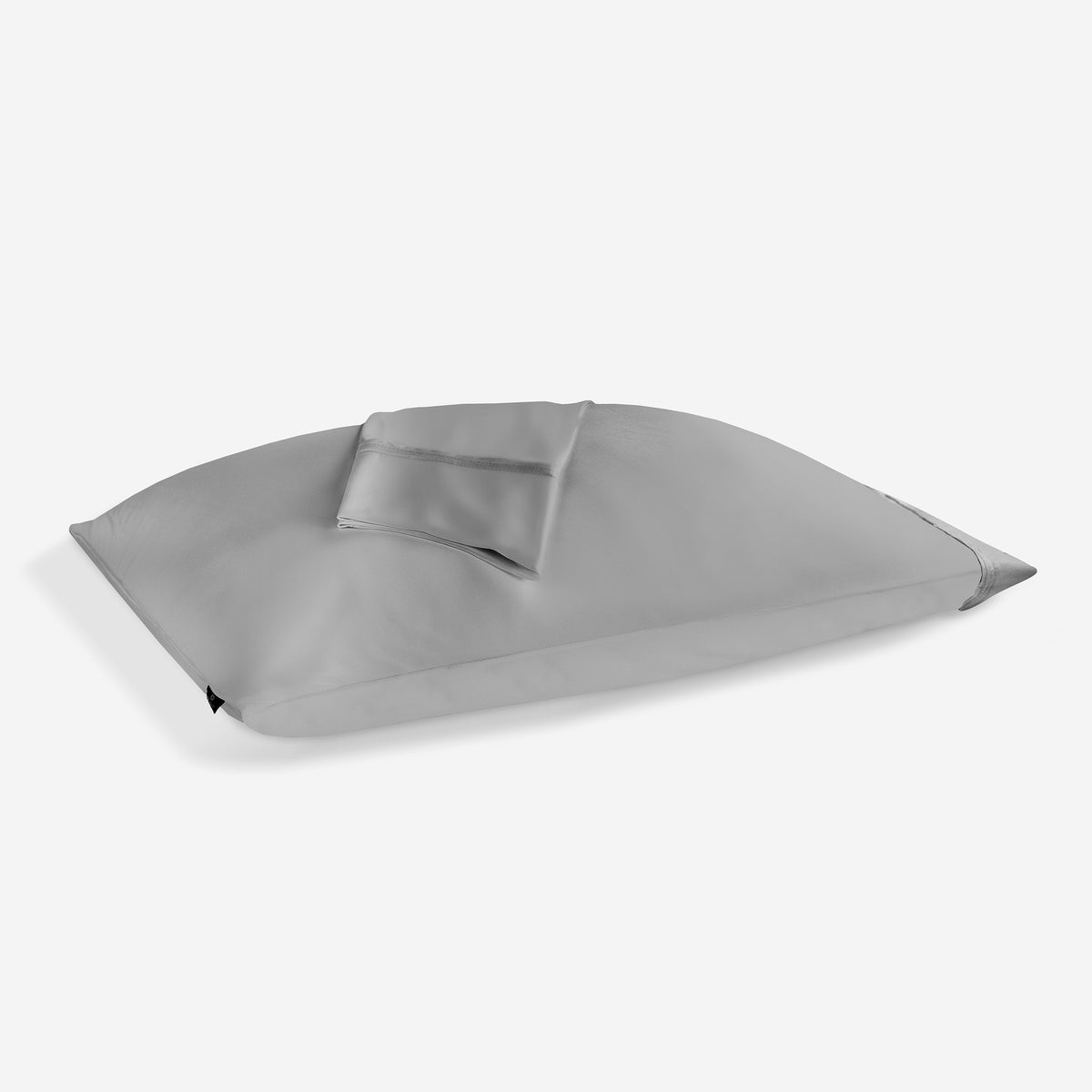 Dri-Tec Queen Pillowcase Set with Moisture-Wicking Performance - Light Grey