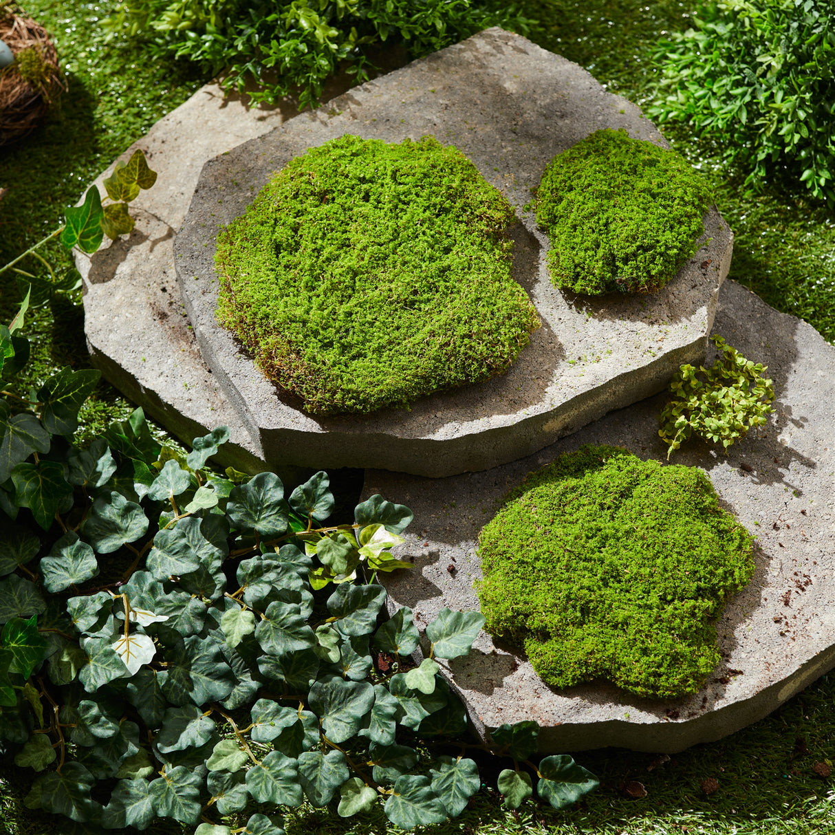 Faux moss pad (set of 3)