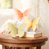 Colorful butterfly décor (set of 3)