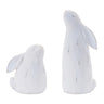 Carved bunny figurine (set of 4)
