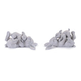 Laying rabbit with baby bunny figurine (set of 2)