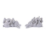 Laying rabbit with baby bunny figurine (set of 2)
