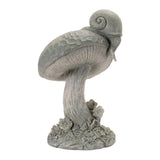 Mushroom with snail décor (set of 2)