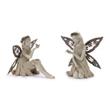Floral fairy figurine (set of 2)