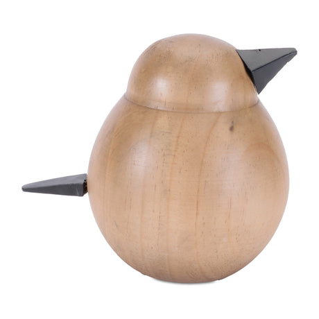 Modern wood bird figurine (set of 2)