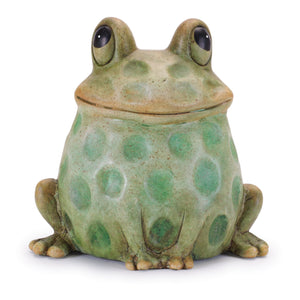 Terra Cotta Sitting Garden Frog (Set of 4)