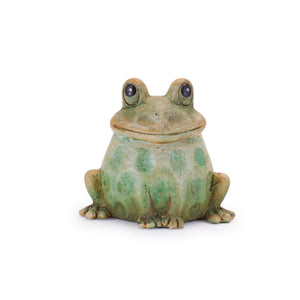 Terra Cotta Sitting Garden Frog (Set of 4)