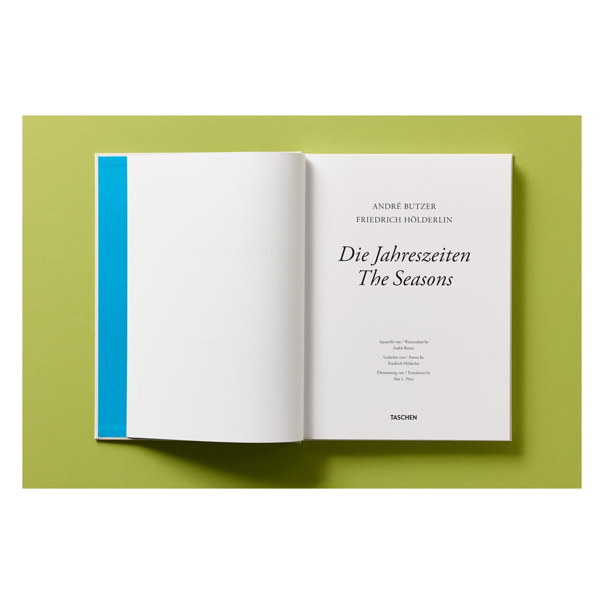 André Butzer. Friedrich Hölderlin. Die Jahreszeiten / The Seasons (German, English)