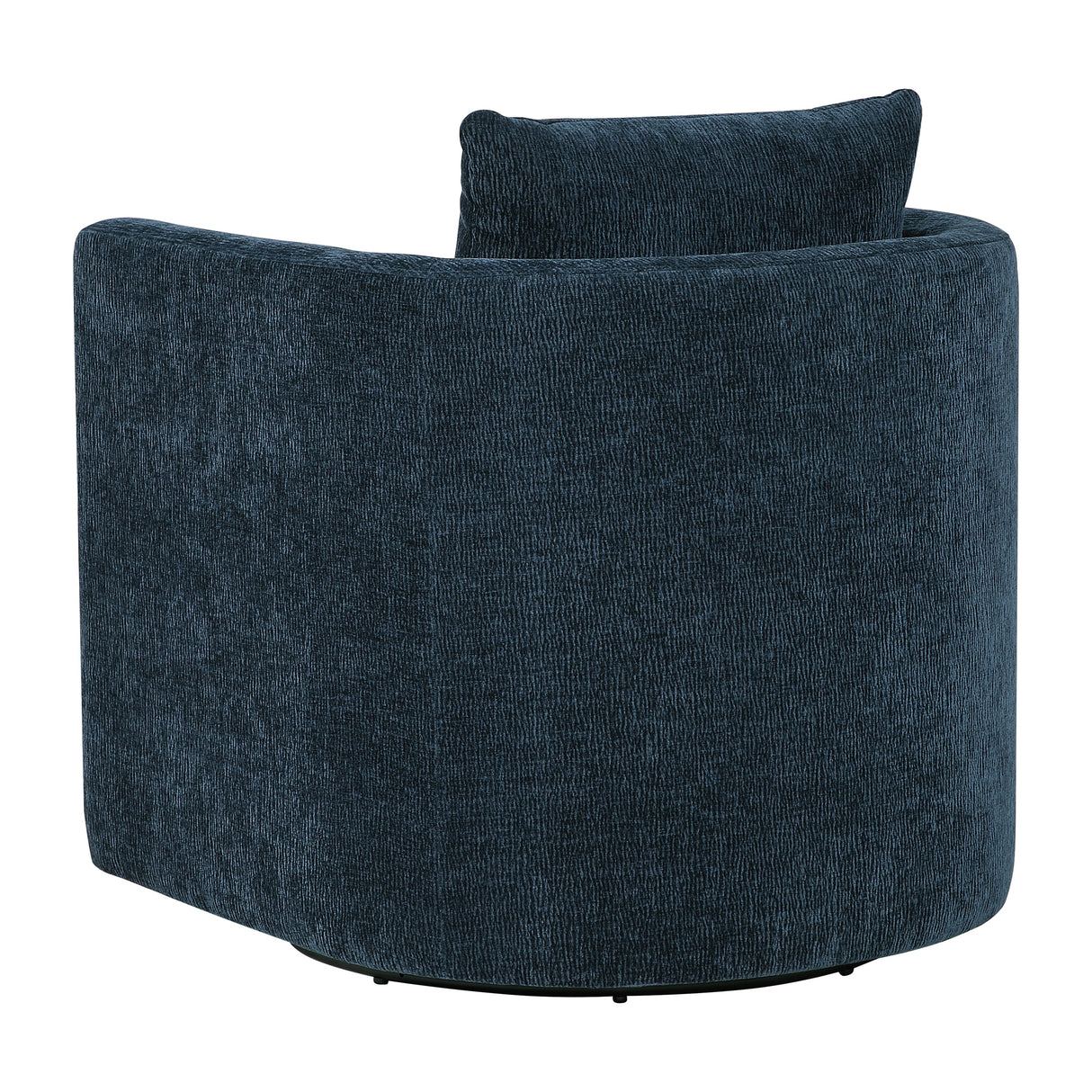 Sutton Light Grey Performance Fabric Swivel Barrel Chair