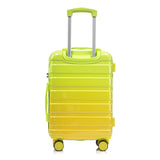 14'/20' 2-Piece PC Spinner Wheel Luggage Set with Gradient Color and Lock