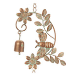 Iron-Bumble-Bee-and-Bell-Rain-Chain-Garden-Decor