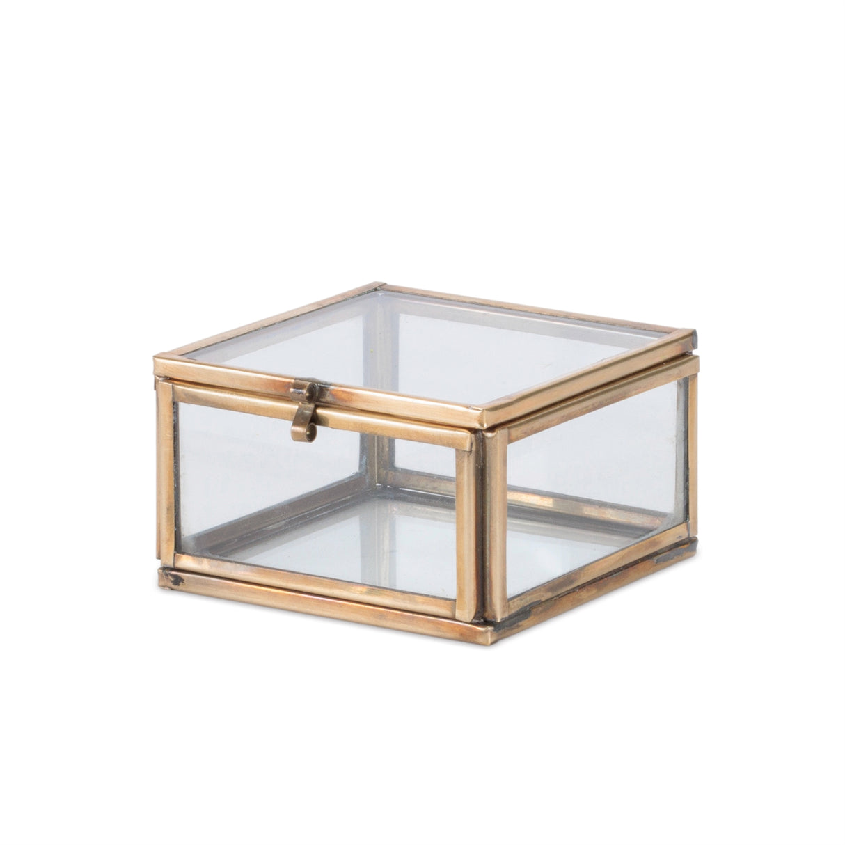 Decorative glass box (set of 2)