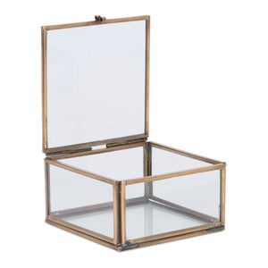 Decorative Glass Box (Set of 2)