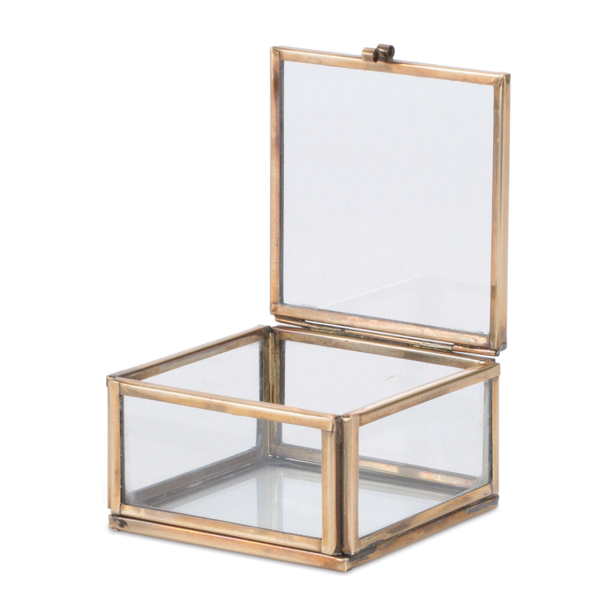 Decorative glass box (set of 2)
