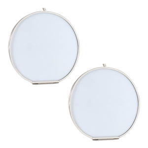 Round Iron Picture Frame (Set of 2)