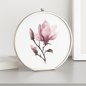 Round Iron Picture Frame (Set of 2)