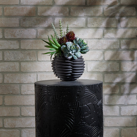 Ribbed-ceramic-bud-vase-(set-of-2)-Vases
