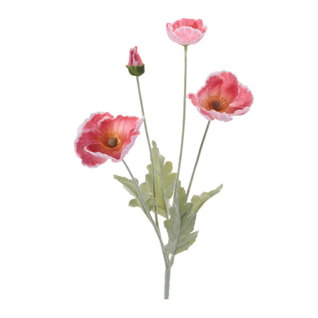 Poppy floral spray (set of 6)