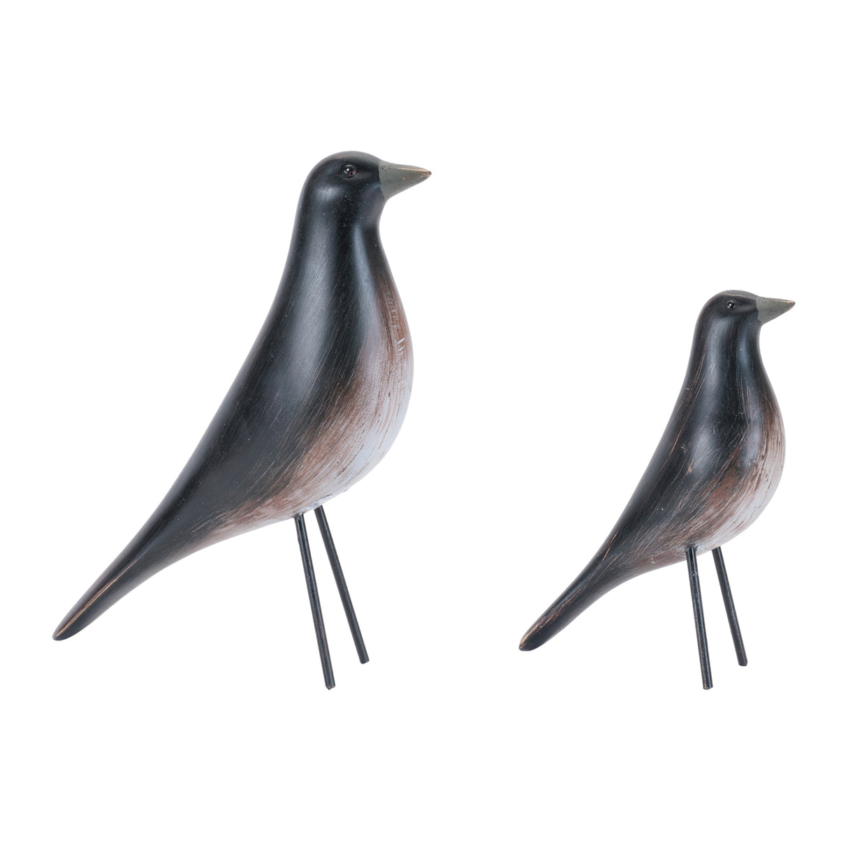 Modern bird figurine (set of 2)