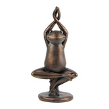 Yoga Frog Garden Statue 25"G