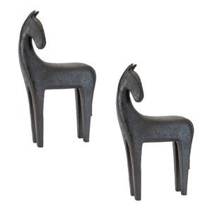 Modern Horse Statue (Set of 2)