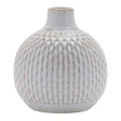 Notched-ceramic-bottle-vase-(set-of-4)-Vases