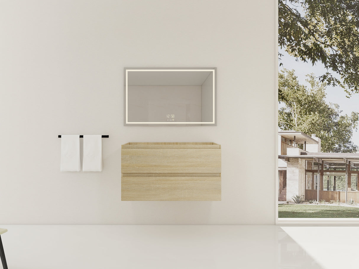 36" Wall-Mounted Bathroom Vanity Cabinet