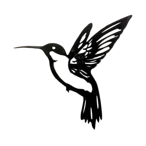 Metal Hummingbird Wall Accent  (Set of 6)
