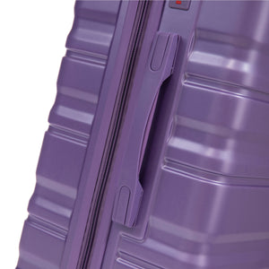 HIFINE Tourist 3-Piece ABS Spinner Wheel Luggage Set (Purple)