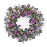 Mixed daisy floral and thistle wreath 22"d