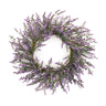 Lavender floral wreath 20"d