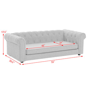 Elegant Rectangular Pet Bed for Oversized Dogs