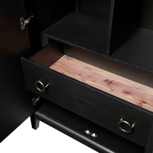 Spacious Storage Armoire - Peppercorn
