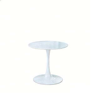 Mid-Century Tulip Dining Table with Round Top and Pedestal Base - Multiple Colors