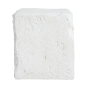 Lyra Outdoor Patio Karst Cave Inspired MGO Side Table White