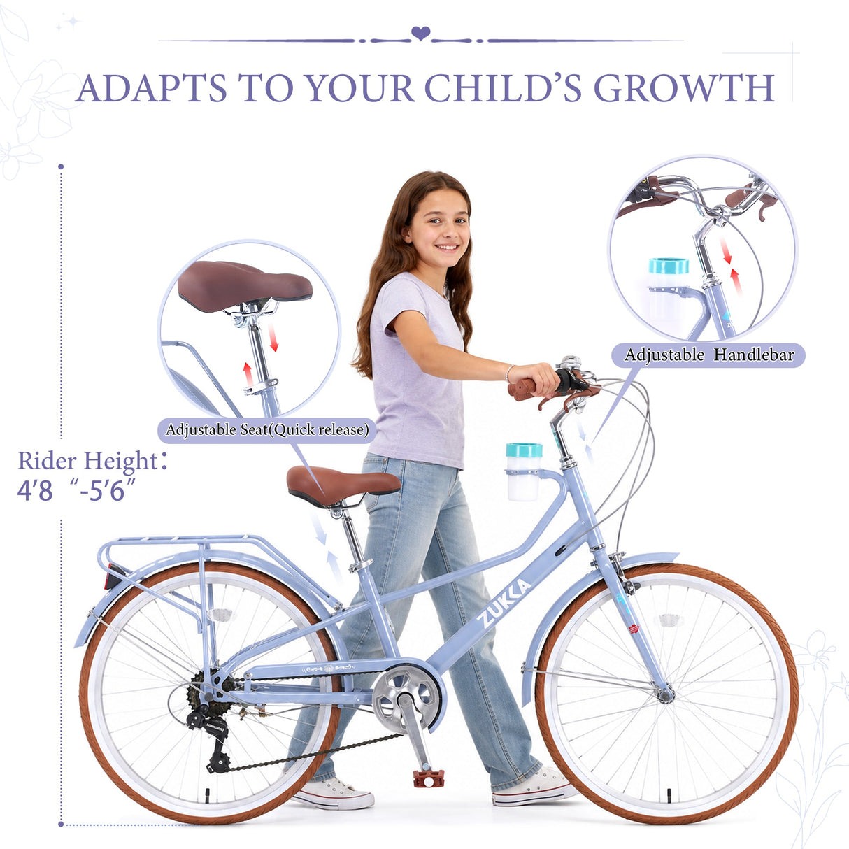 24 Inch Women's Cruiser Bike