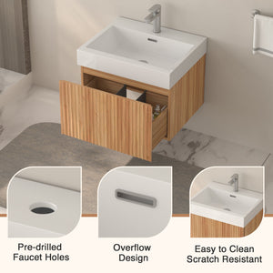 24" Bathroom Vanity with Sink