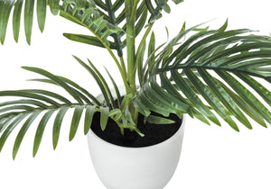 28" Tall Artificial Indoor Palm Tree with Real Touch Leaves
