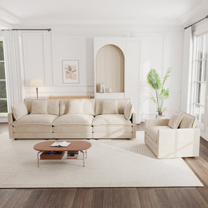 2-Piece Upholstered Sofa Set