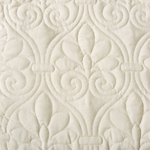 3 Piece Split Corner Pleated Quilted Bedspread