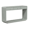 onsole Table With 3 Drawers And Display Shelf